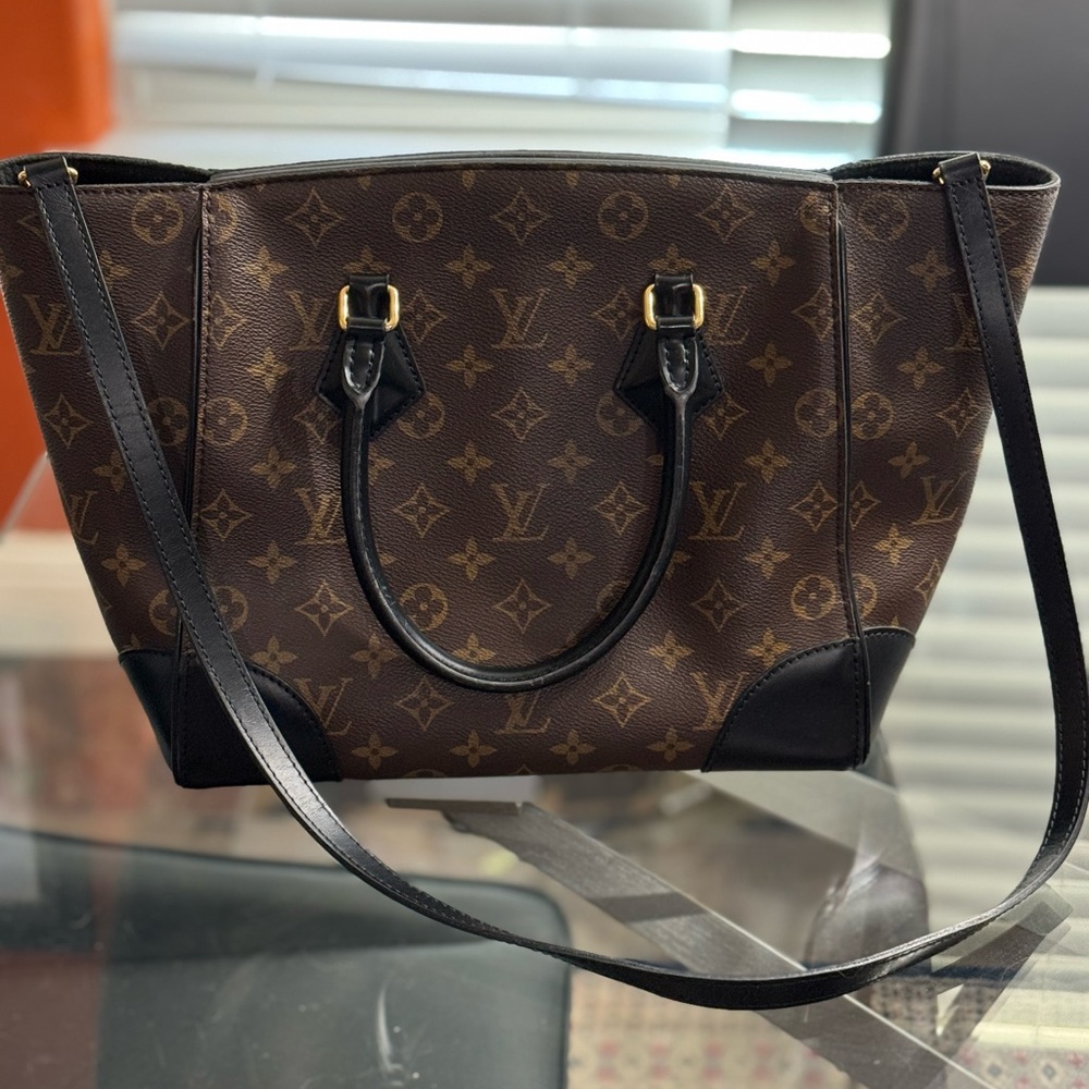 Louis Vuitton Phenix Tote Monogram Canvas Brown and Black Tote